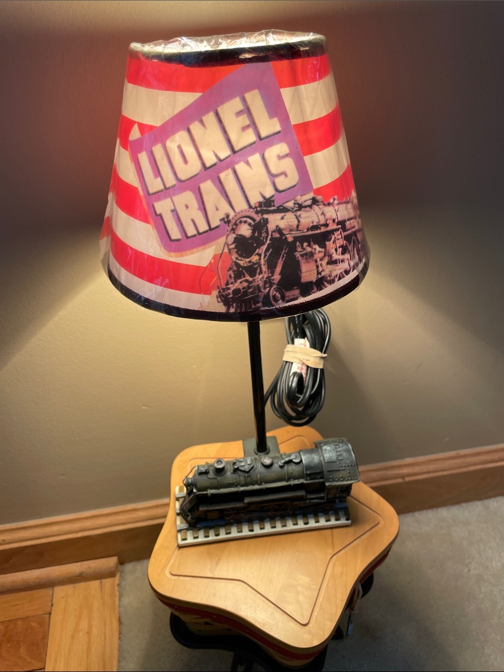 NEW!! “Lionel Trains” #736 Locomotive Resin Detailed Table Lamp - 14” Tall
